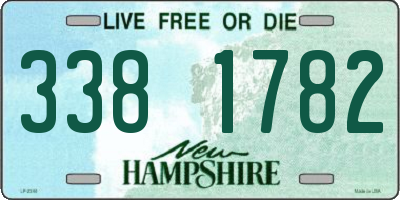 NH license plate 3381782
