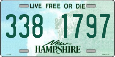 NH license plate 3381797