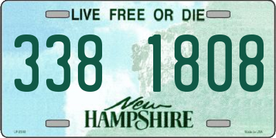 NH license plate 3381808