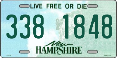 NH license plate 3381848