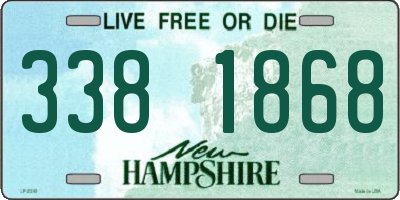 NH license plate 3381868