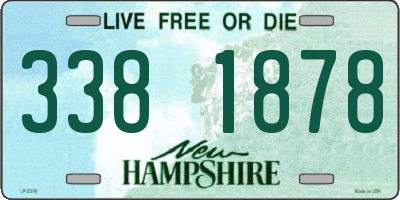 NH license plate 3381878