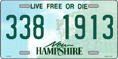 NH license plate 3381913
