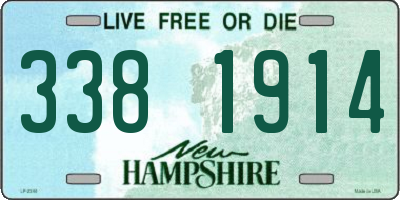 NH license plate 3381914