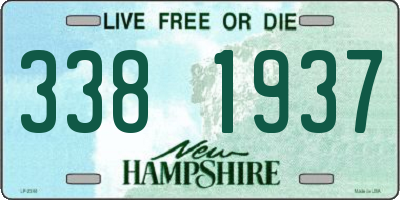 NH license plate 3381937