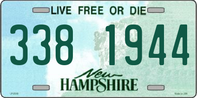 NH license plate 3381944