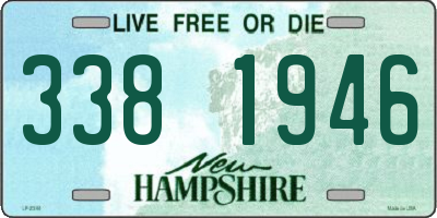 NH license plate 3381946