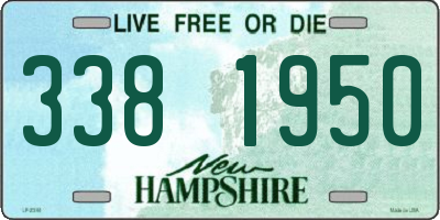 NH license plate 3381950