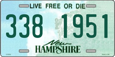 NH license plate 3381951