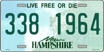 NH license plate 3381964