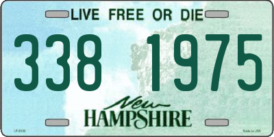 NH license plate 3381975