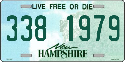NH license plate 3381979