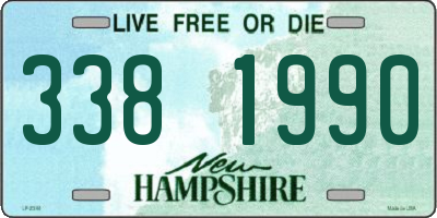 NH license plate 3381990