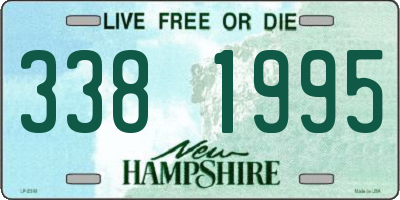 NH license plate 3381995