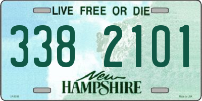 NH license plate 3382101