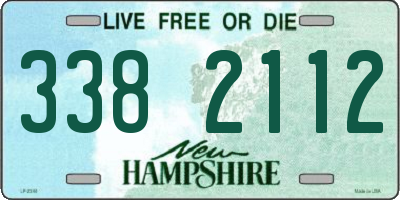 NH license plate 3382112