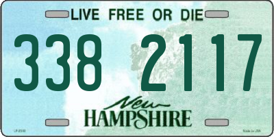 NH license plate 3382117