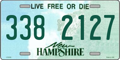 NH license plate 3382127