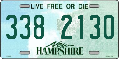 NH license plate 3382130