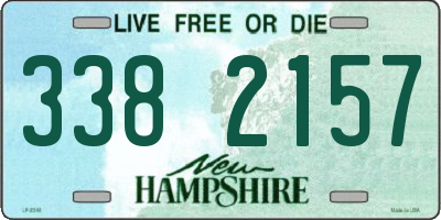 NH license plate 3382157