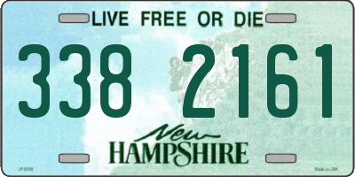 NH license plate 3382161