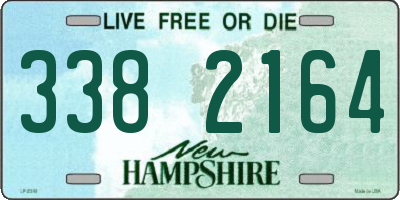 NH license plate 3382164