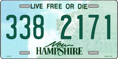 NH license plate 3382171