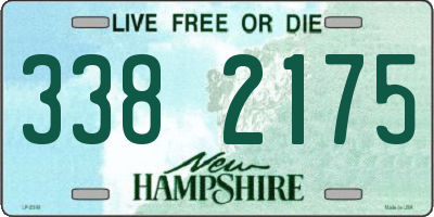 NH license plate 3382175