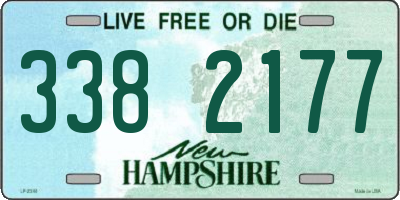 NH license plate 3382177