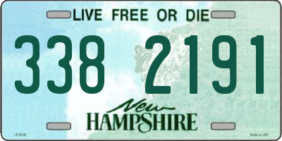 NH license plate 3382191