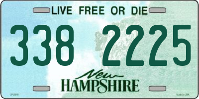 NH license plate 3382225