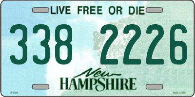 NH license plate 3382226
