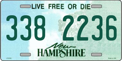 NH license plate 3382236