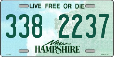 NH license plate 3382237