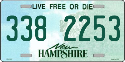 NH license plate 3382253