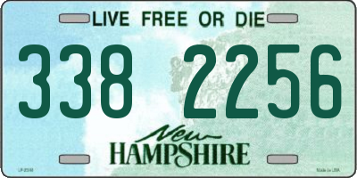 NH license plate 3382256