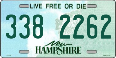NH license plate 3382262
