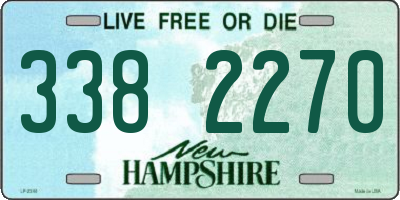 NH license plate 3382270