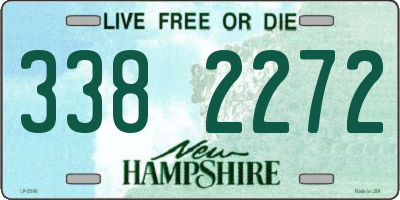NH license plate 3382272