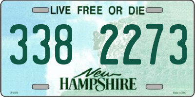NH license plate 3382273