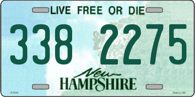 NH license plate 3382275