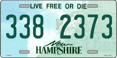 NH license plate 3382373