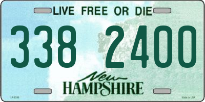 NH license plate 3382400
