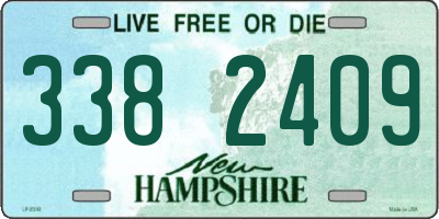 NH license plate 3382409