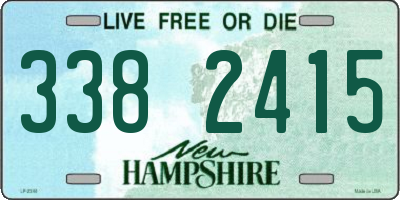NH license plate 3382415