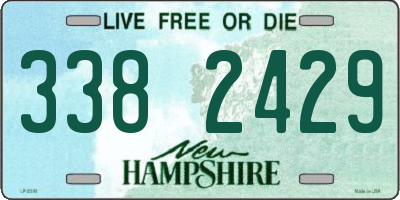 NH license plate 3382429