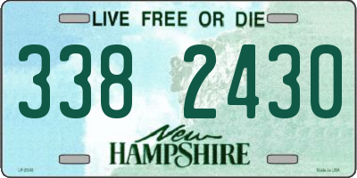 NH license plate 3382430