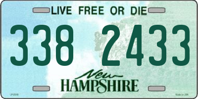 NH license plate 3382433