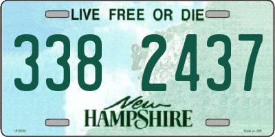 NH license plate 3382437