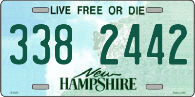 NH license plate 3382442